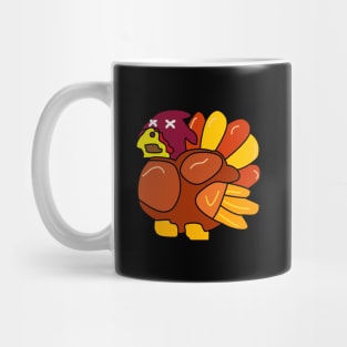 Chicken Turkey (a dead eyes and facing the left side) - Thanksgiving Mug